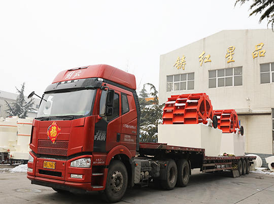 大雪剛過，紅星洗砂機“迫不及待”發(fā)往客戶手中